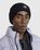 Stone Island – Ribbed Wool Beanie Melange Charcoal - Hats - Grey - Image 3