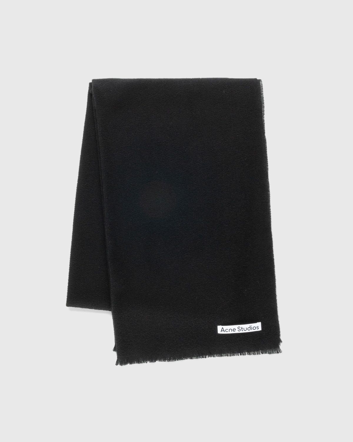 Acne Studios – Oversized Wool Scarf Black - Scarves - Black - Image 2