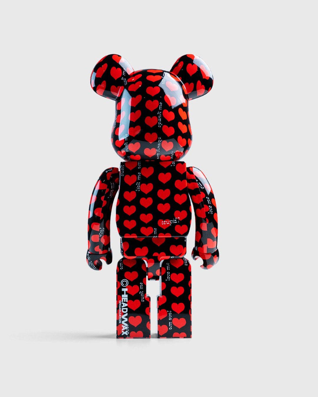Medicom – Be@rbrick Black Heart 1000% - Toys - Black - Image 2