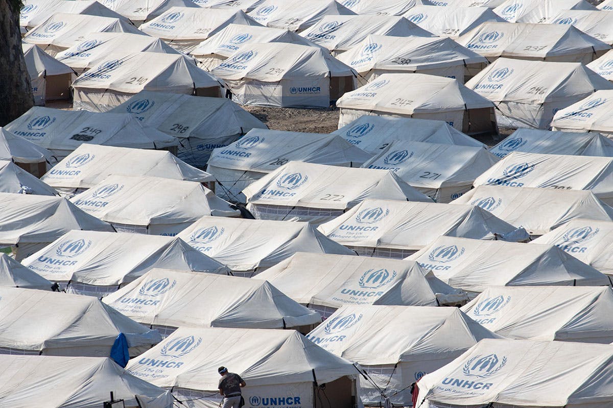 unhcr tents