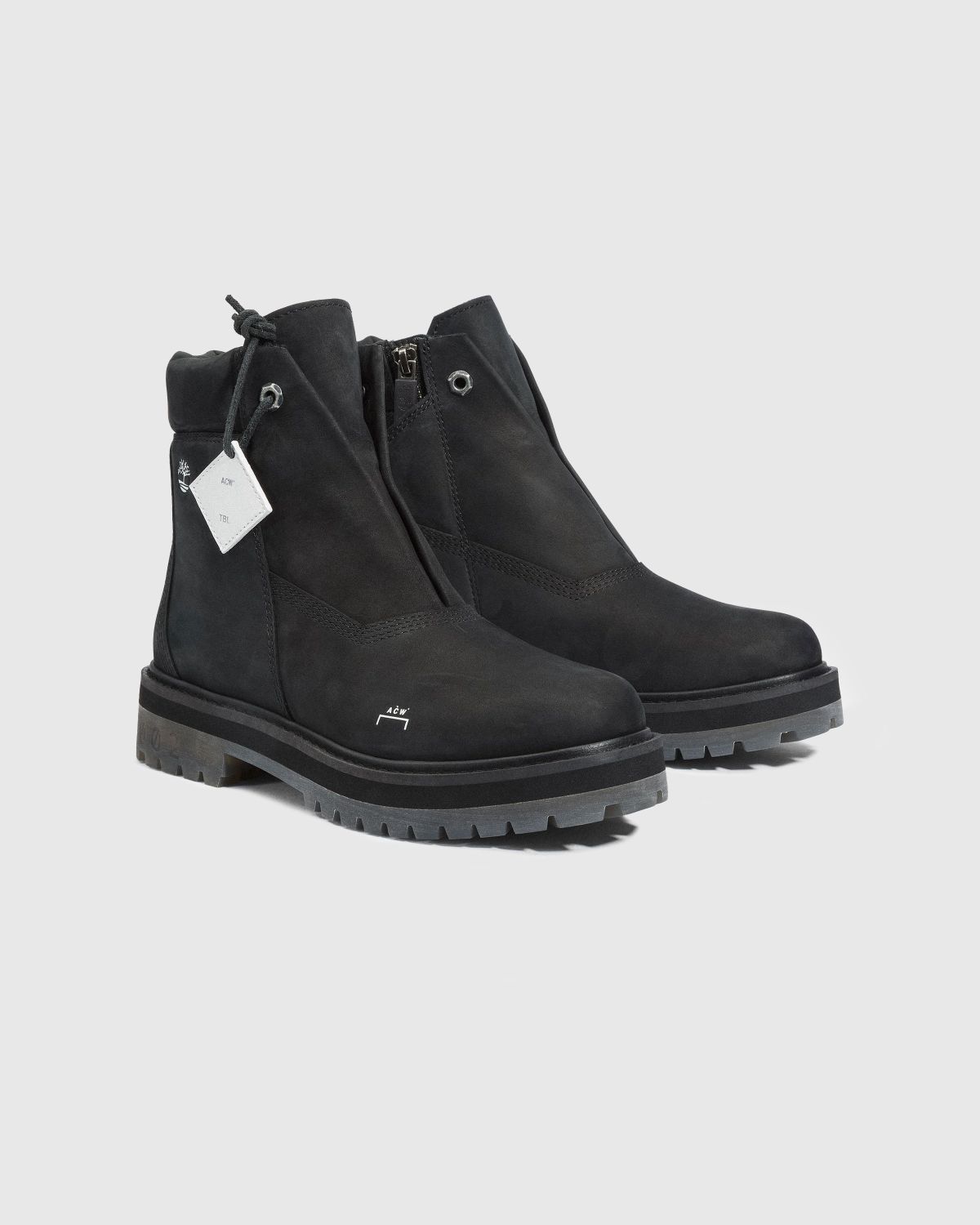 A Cold Wall x Timberland 6 Inch Side Zip Boot Jet Black