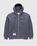 BAPE x Highsnobiety – Heavy Washed Zip Hoodie Charcoal - Sweats - Grey - Image 1