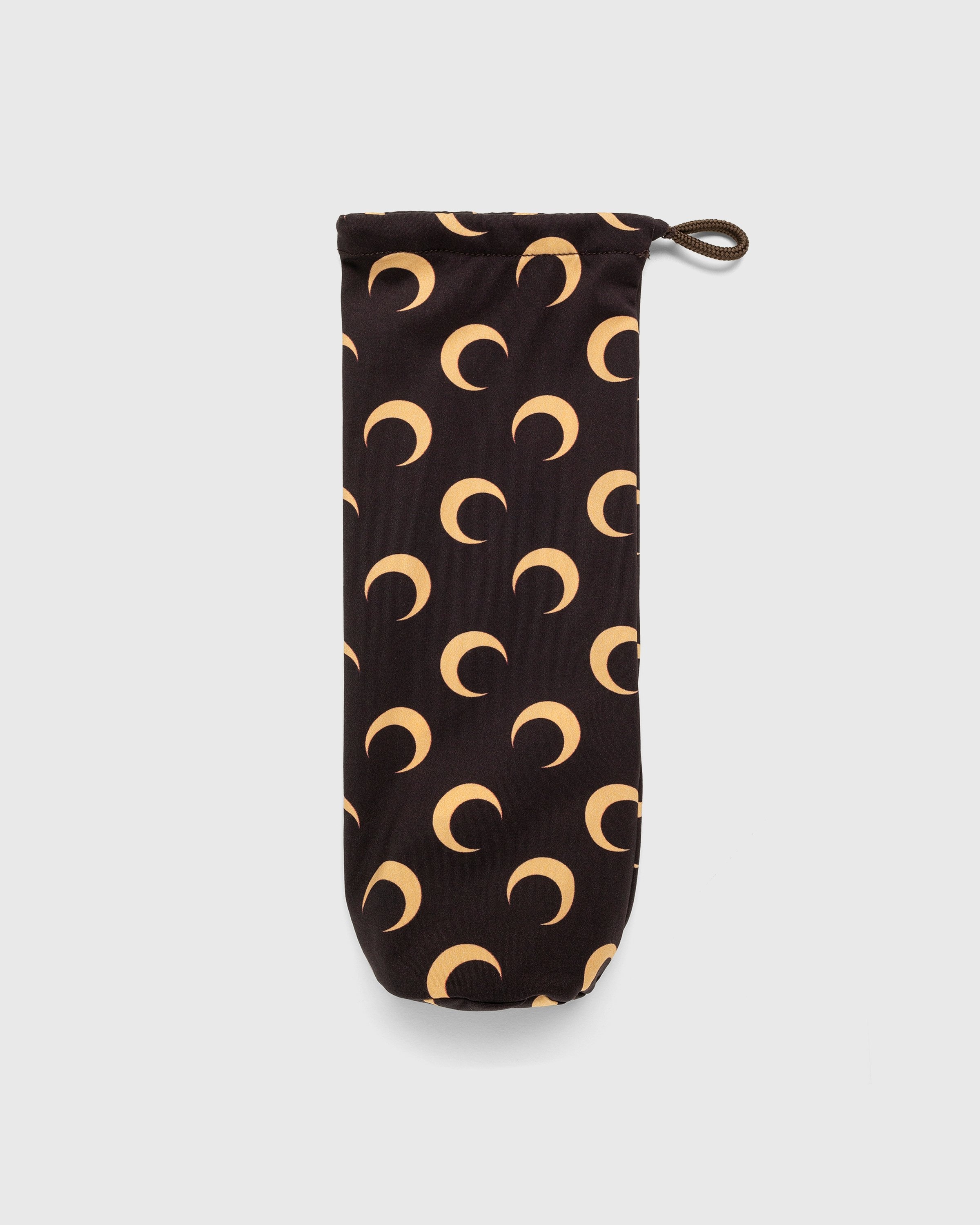 Marine Serre – All-Over Moon Balaclava Brown - Hats - Brown - Image 3