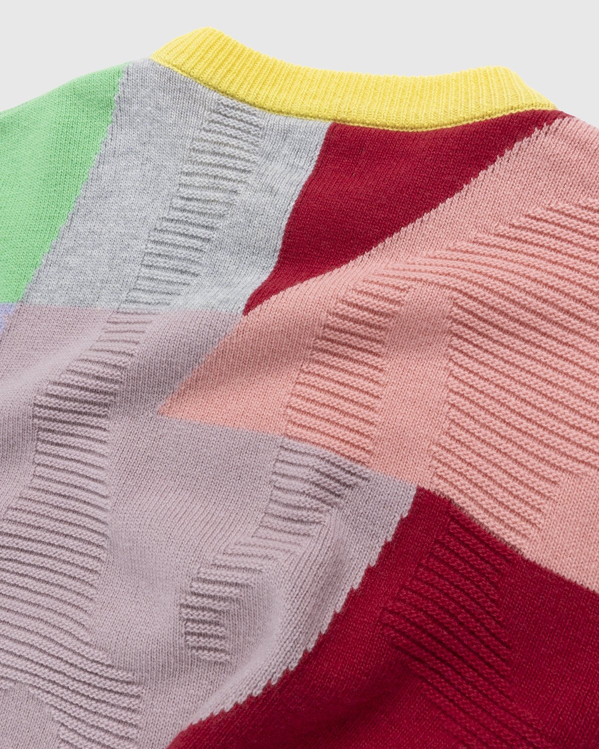 Honey Fucking Dijon x Eli Avaf – Textured Crewneck Knitted Sweater - Knitwear - Multi - Image 4
