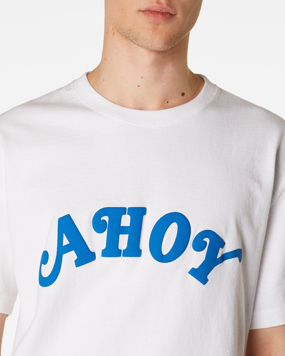 Highsnobiety – Stranger Things Ahoy T-Shirt - Tops - White - Image 4