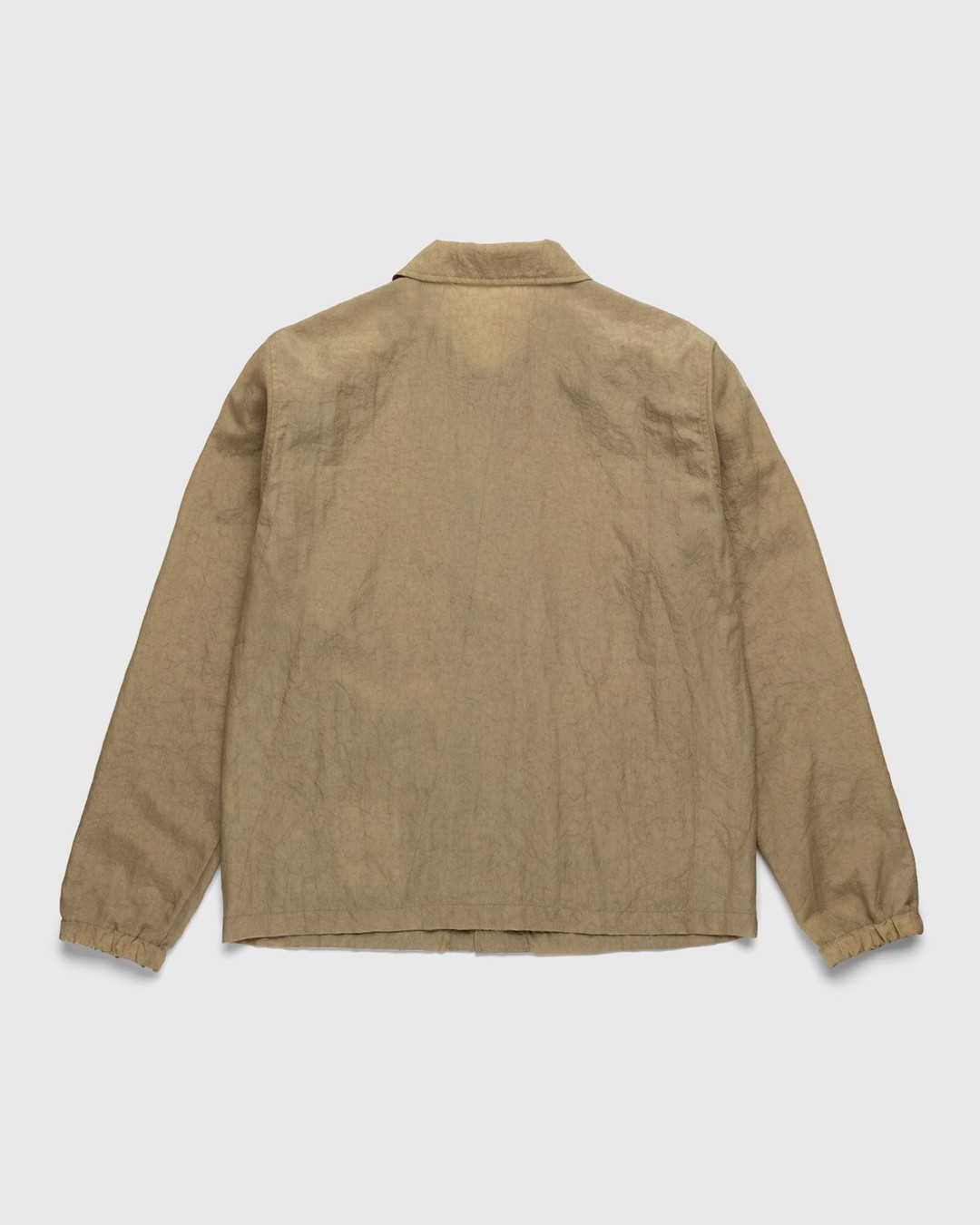 Highsnobiety – Stonewashed Nylon Coach Jacket Gold - Outerwear - Yellow - Image 2