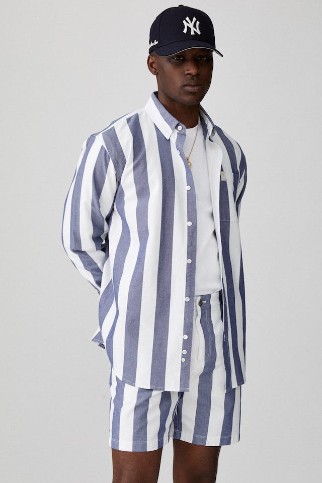36％割引L超爆安 Aime Leon Dore Striped Basketball Jersey ジャージ トップスL OTA ON