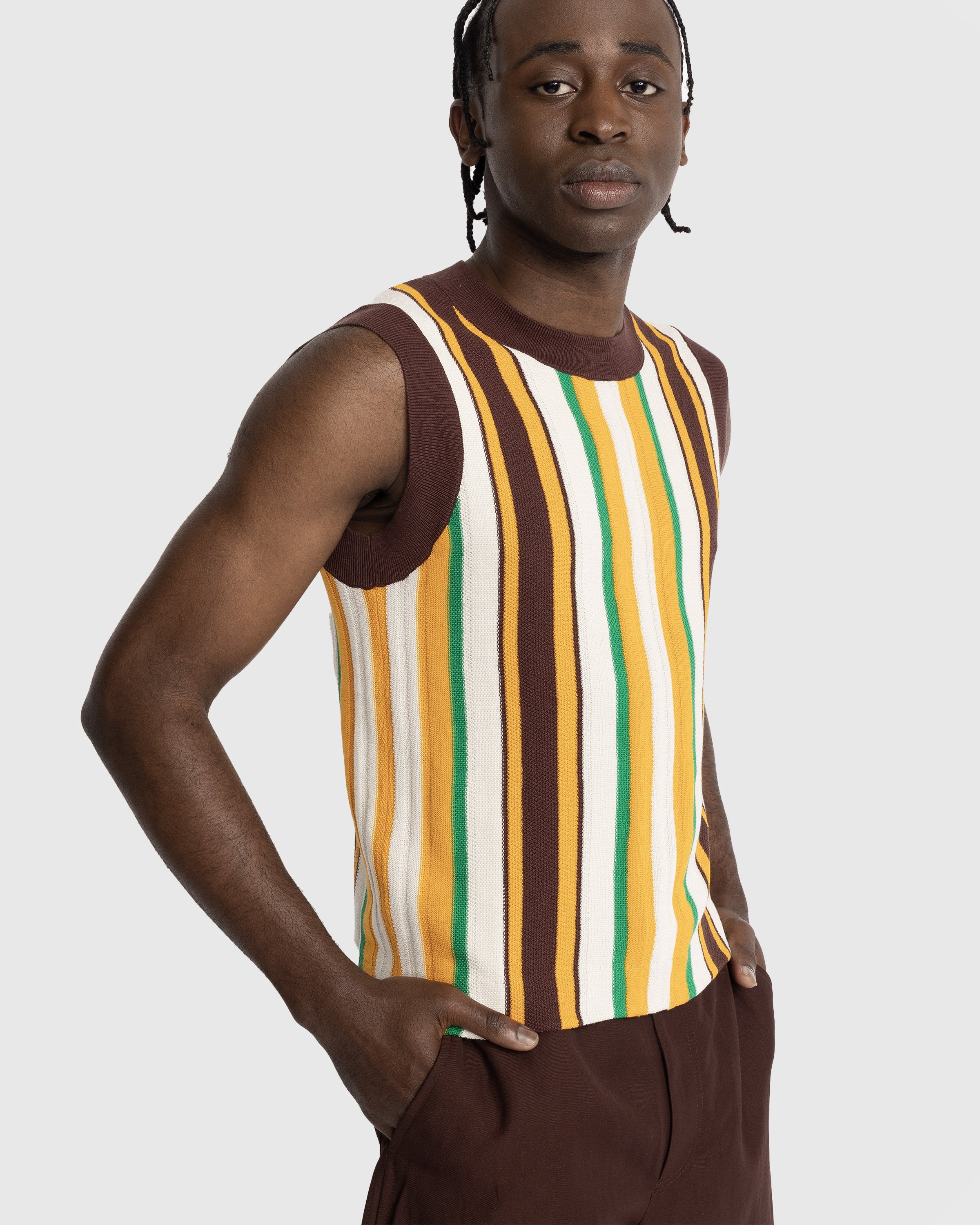 Wales Bonner – Scale Tank - Men Tops - Multi - Image 5