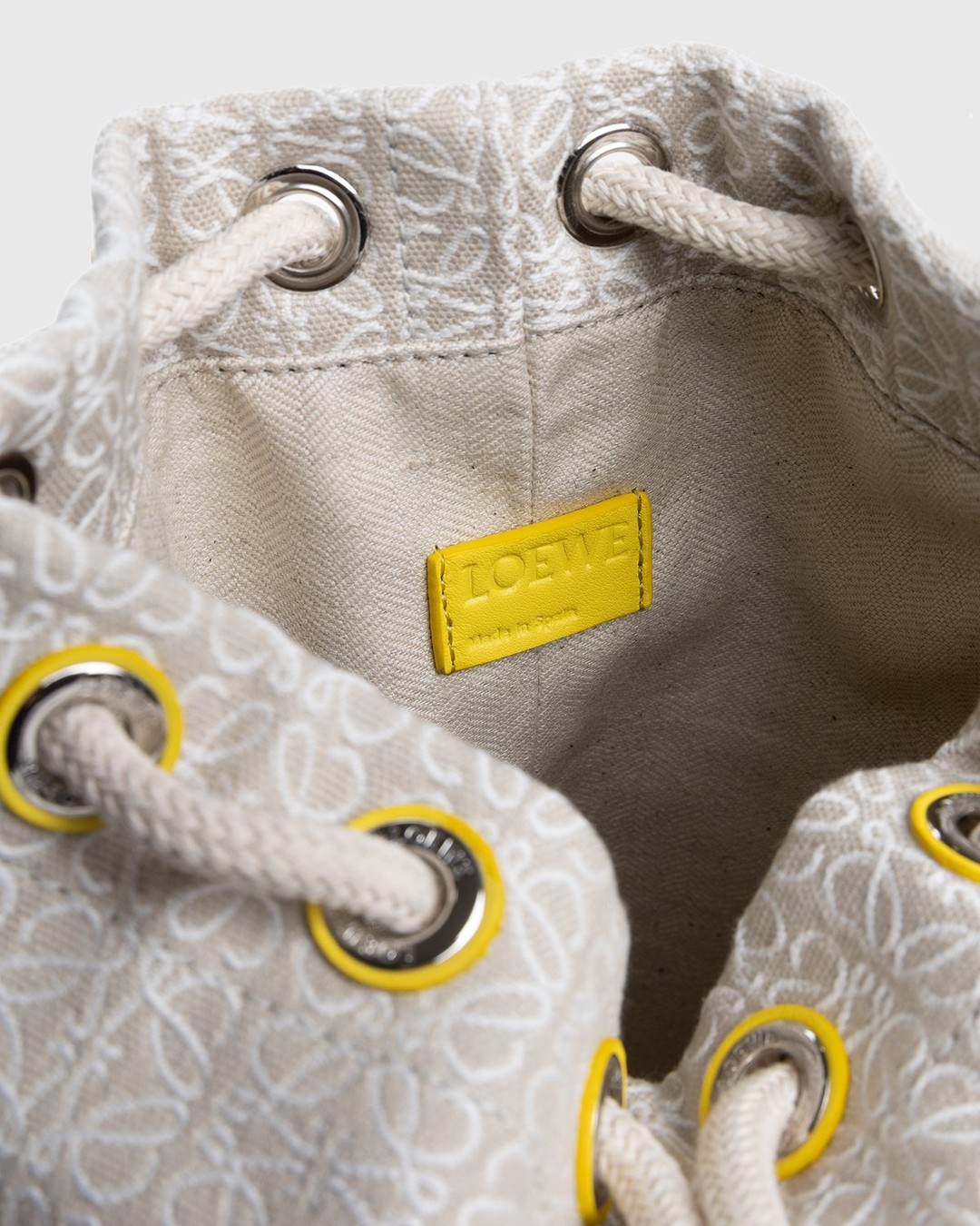 Loewe – Paula's Ibiza Small Sailor Bag Ecru/Lemon - Bags - Yellow - Image 7