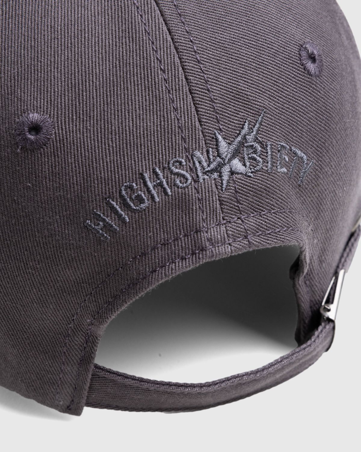 BAPE x Highsnobiety – Logo Cap Charcoal  - Hats - Grey - Image 6