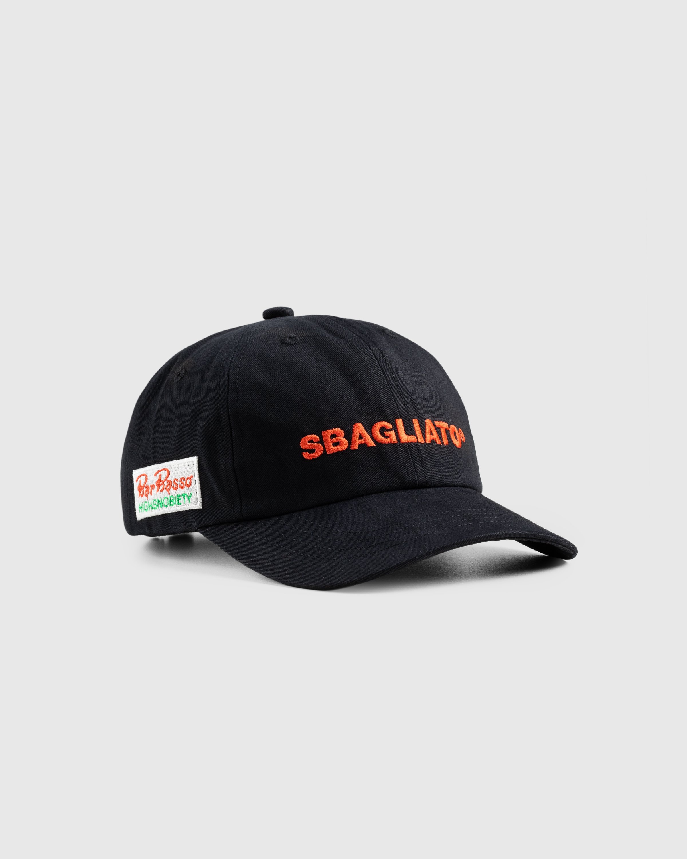 Bar Basso x Highsnobiety – Sbagliato Cap Black - Hats - Black - Image 1