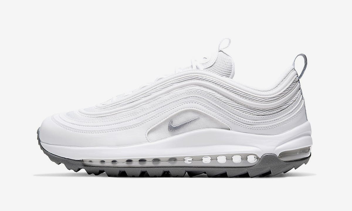 Slumber argument Dalset Nike Air Max 97 G "Triple White": Official Images & Release Info
