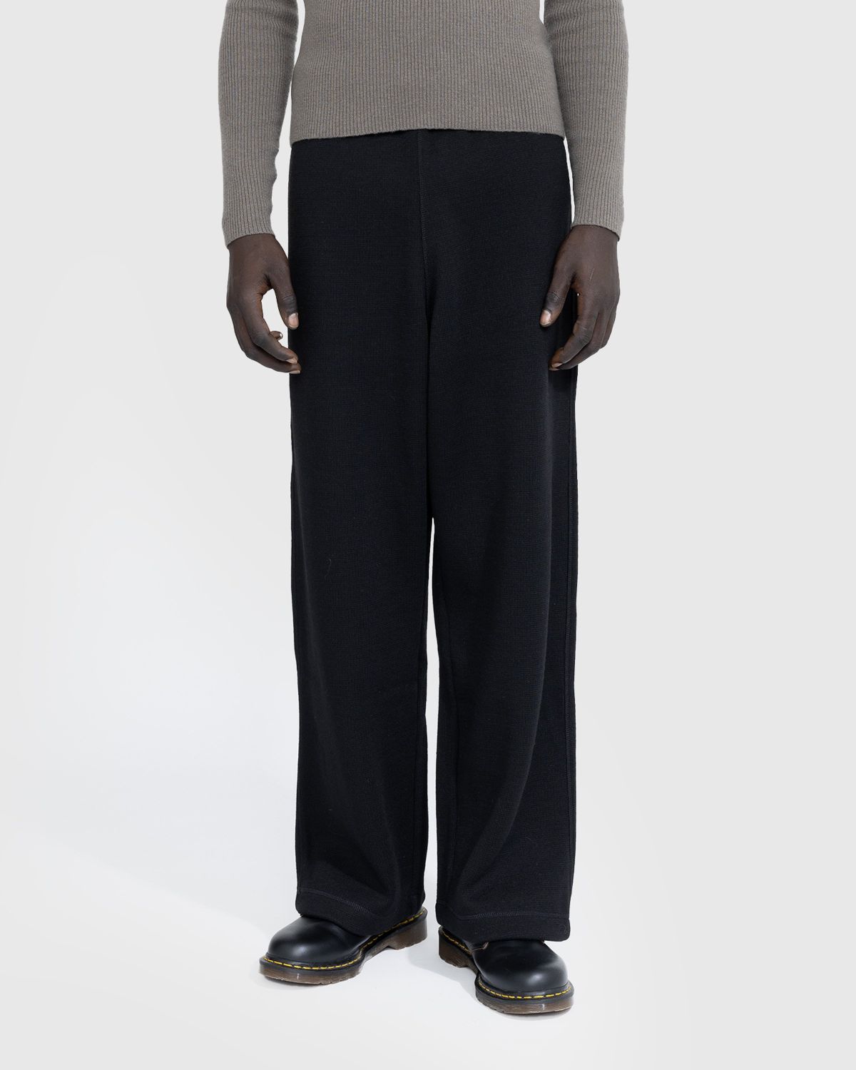 Our Legacy – Reduced Trouser Black Pseudo Knit - Pants - Black - Image 2