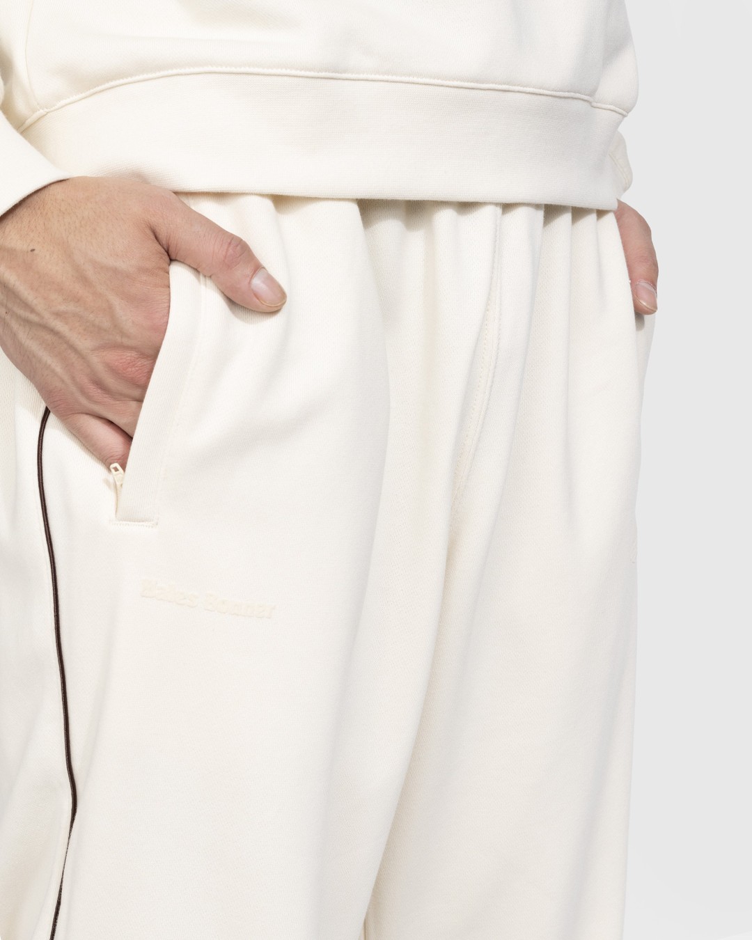 Adidas x Wales Bonner – Sweatpants Wonder White - Pants - Beige - Image 4