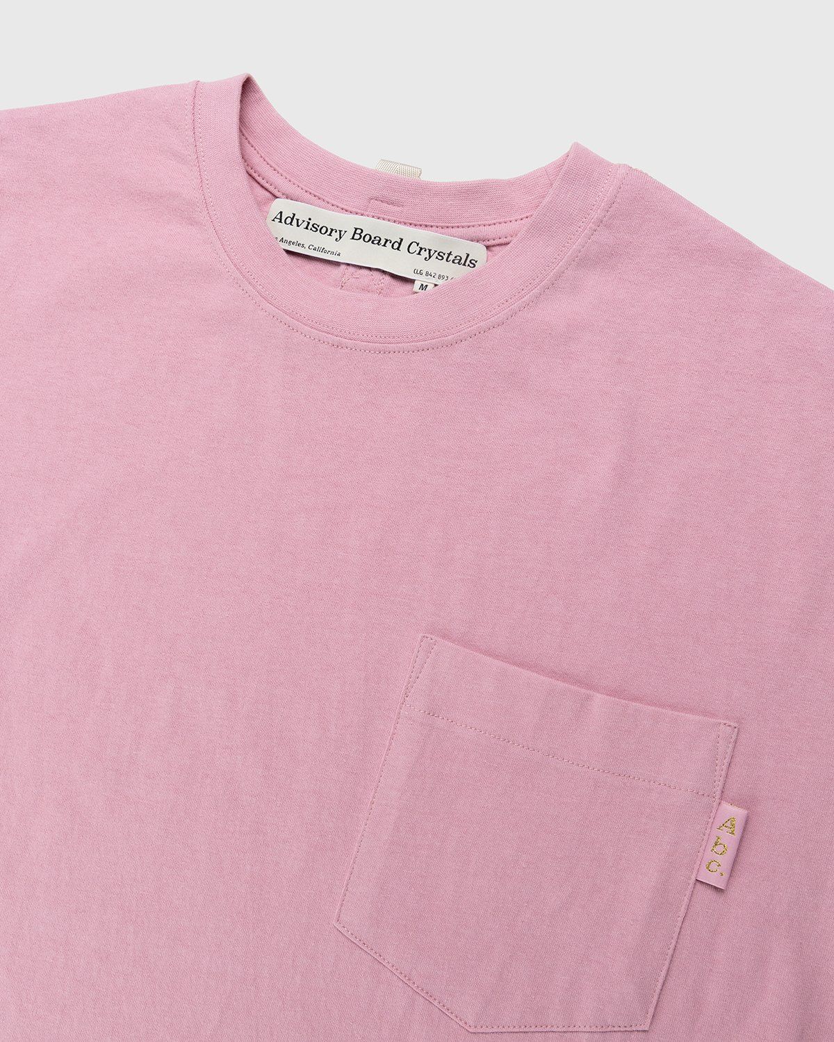 Abc. – Short-Sleeve Pocket Tee Morganite - Tops - Pink - Image 4
