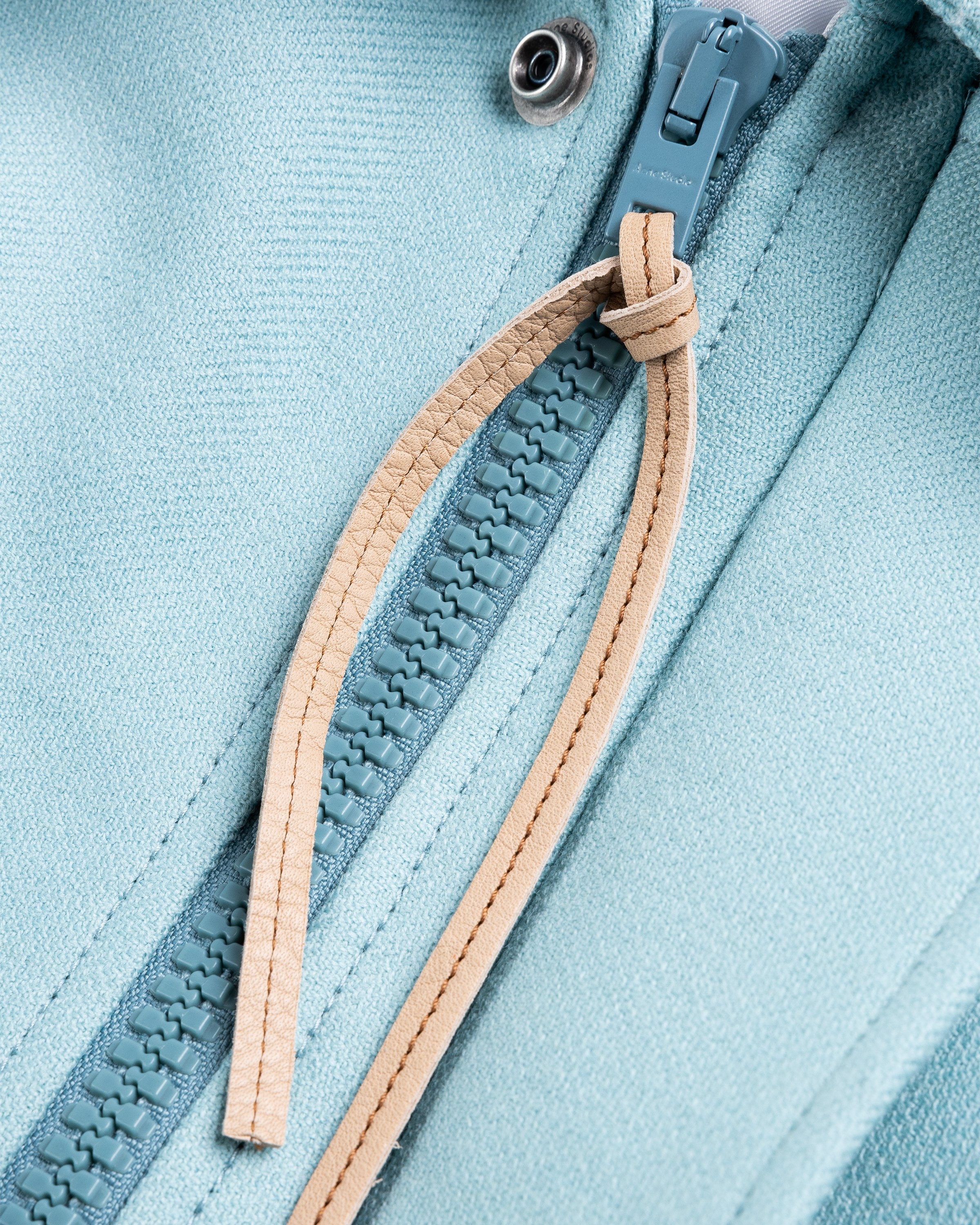 Acne Studios – Logo Bomber Jacket Pale Jade - Outerwear - Blue - Image 7