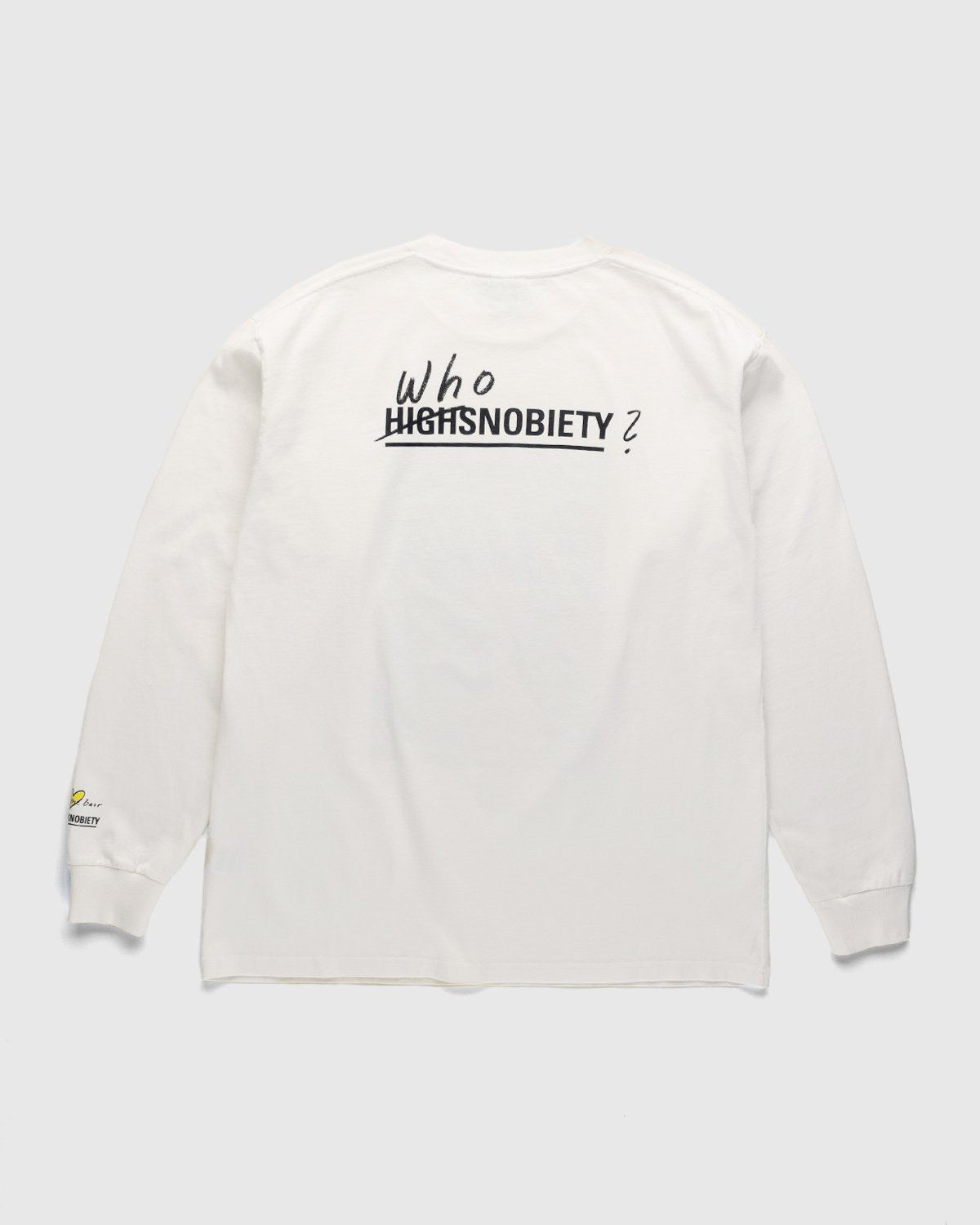 Simon Fujiwara x Highsnobiety – Mona Lisa Longsleeve White - Longsleeves - White - Image 2