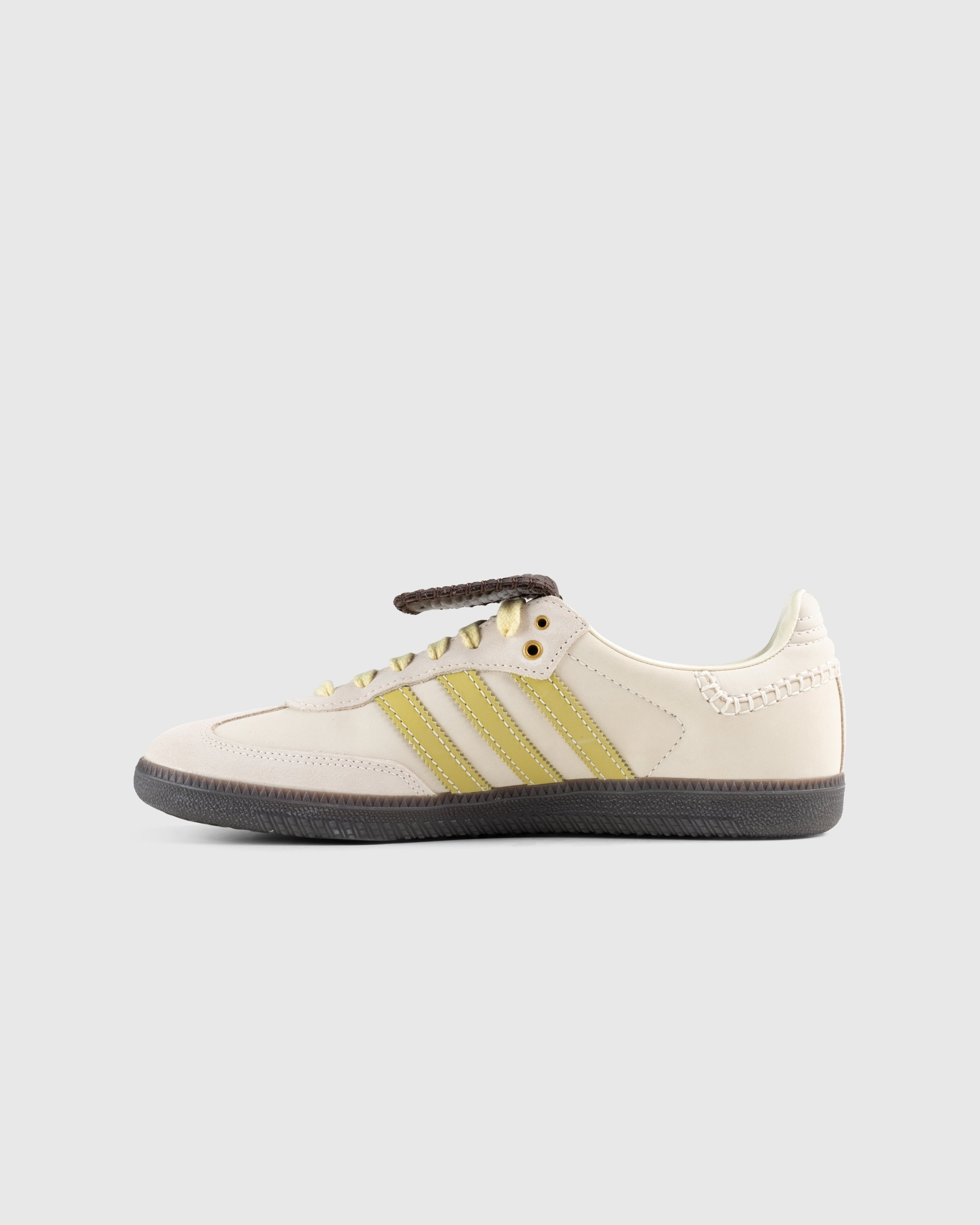 Adidas x Wales Bonner – Samba Nubuck Ecru Tint/Almost Yellow/Dark Brown - Sneakers - Beige - Image 2