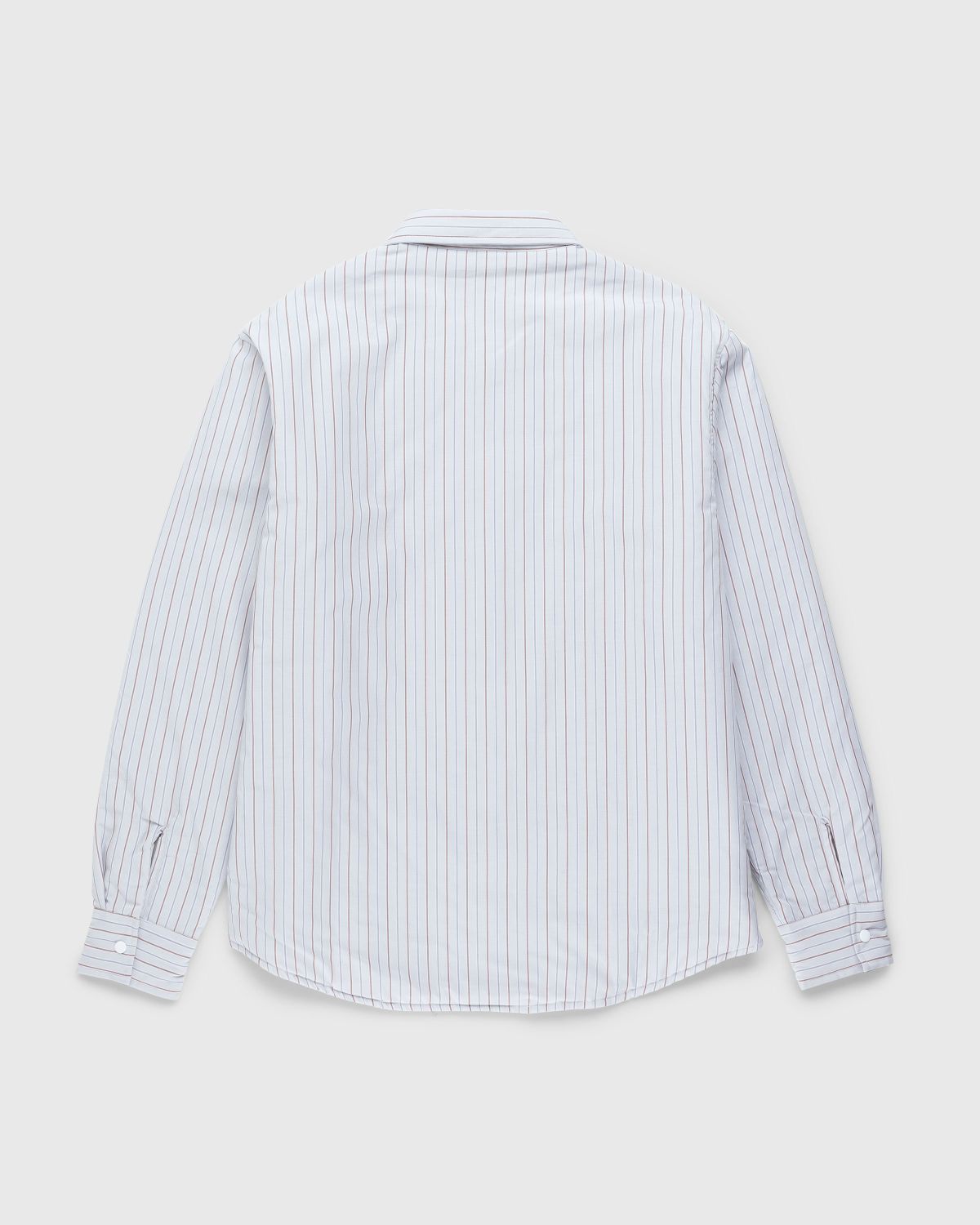 Highsnobiety HS05 – Insulated Shirt Jacket Striped - Outerwear - Beige - Image 2