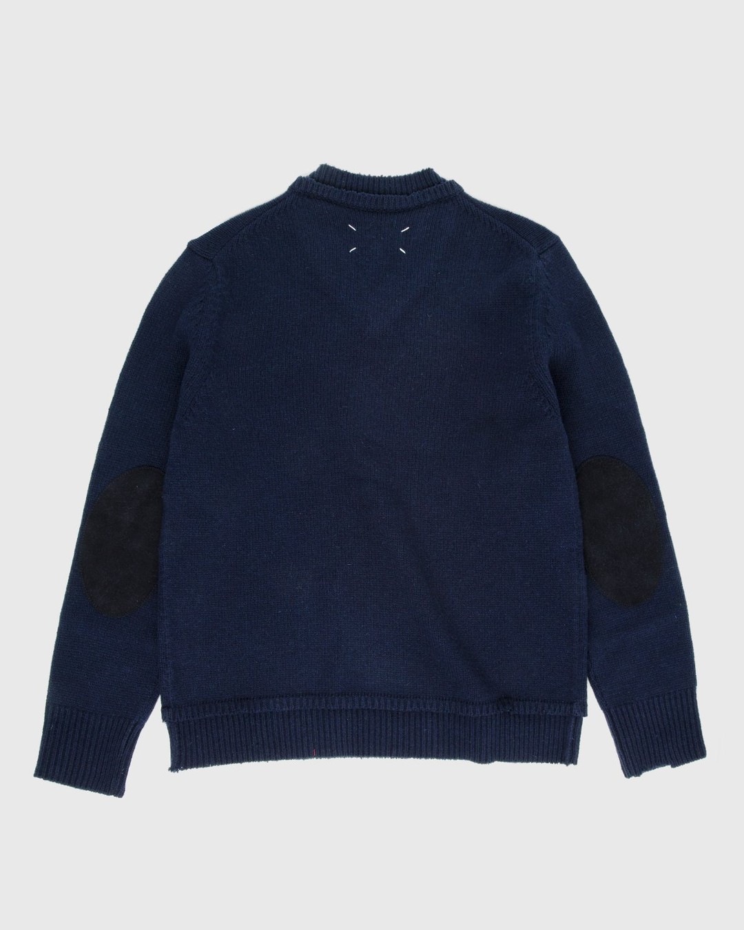 Maison Margiela – Sweater Navy - V-Necks Knitwear - Blue - Image 2