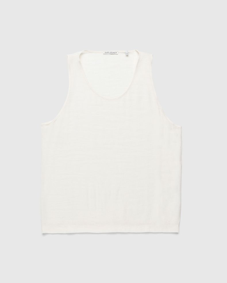Our Legacy – Singlet Almond Milk Ruffle Viscose