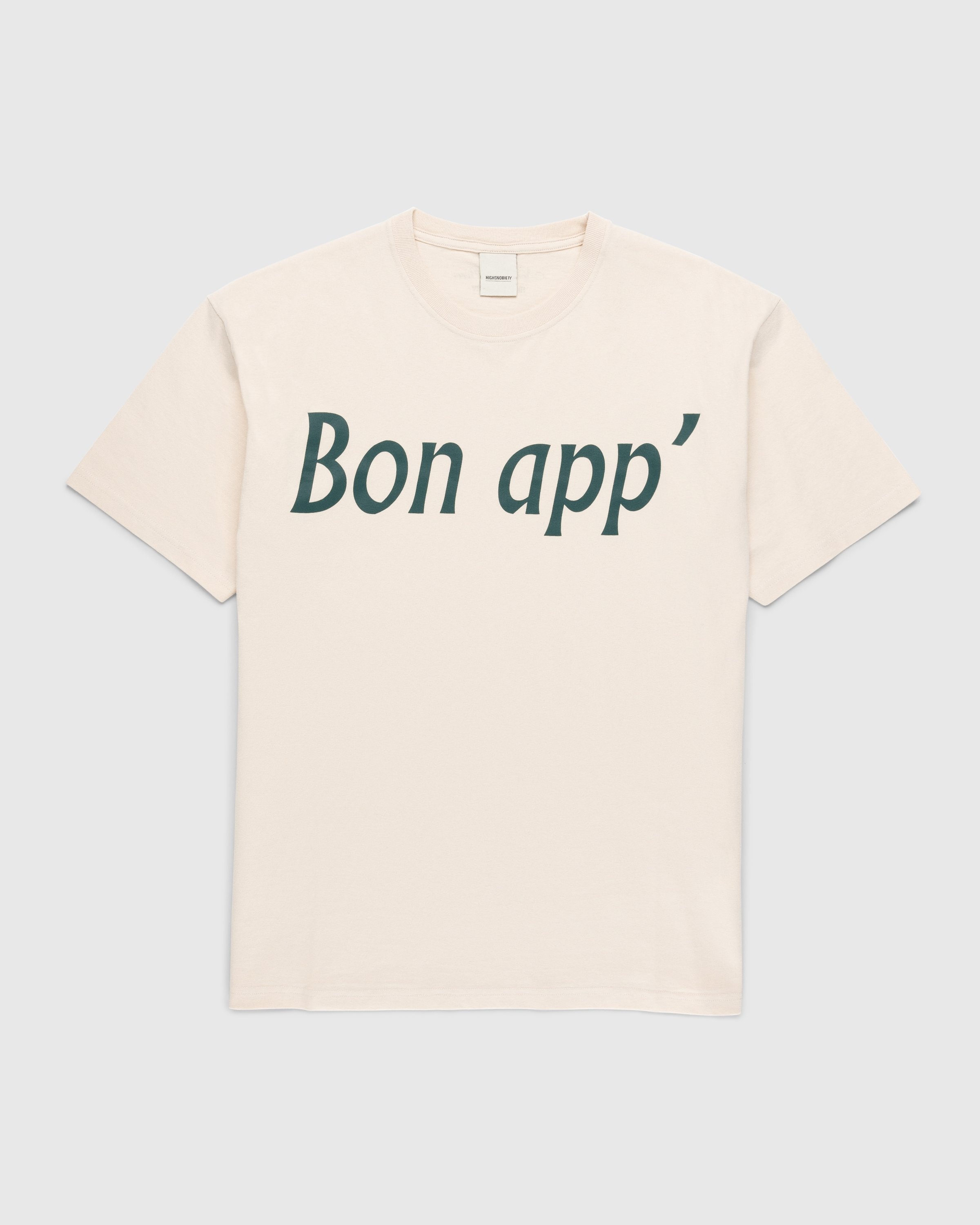 Highsnobiety – Not in Paris 5 Short Sleeve T-Shirt Beige - Tops - Beige - Image 1