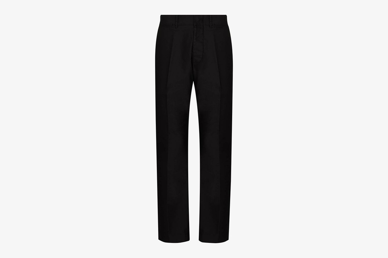 Slim Tailored Cotton Trousers