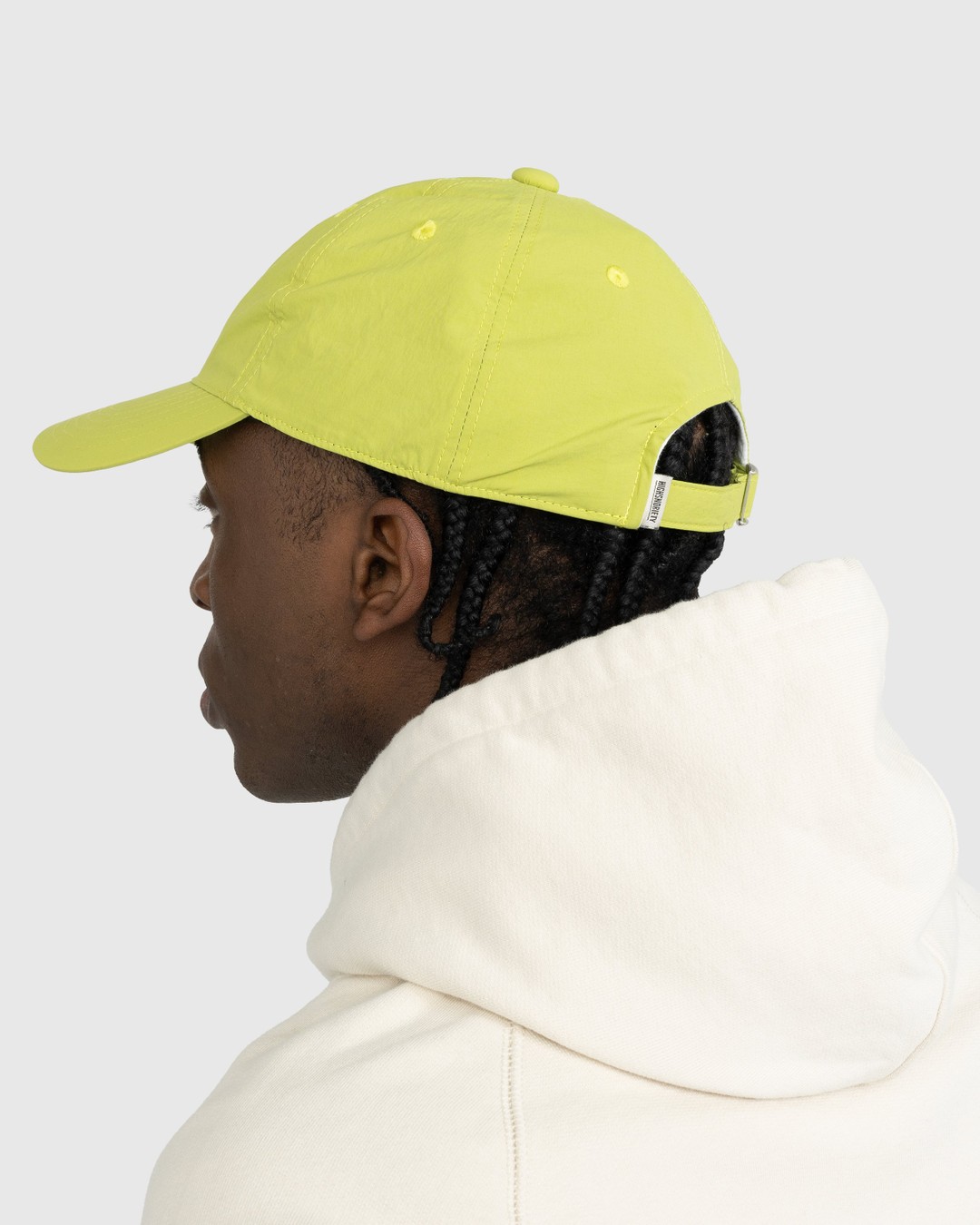 Highsnobiety – Nylon Ball Cap Lime - Hats - Green - Image 5