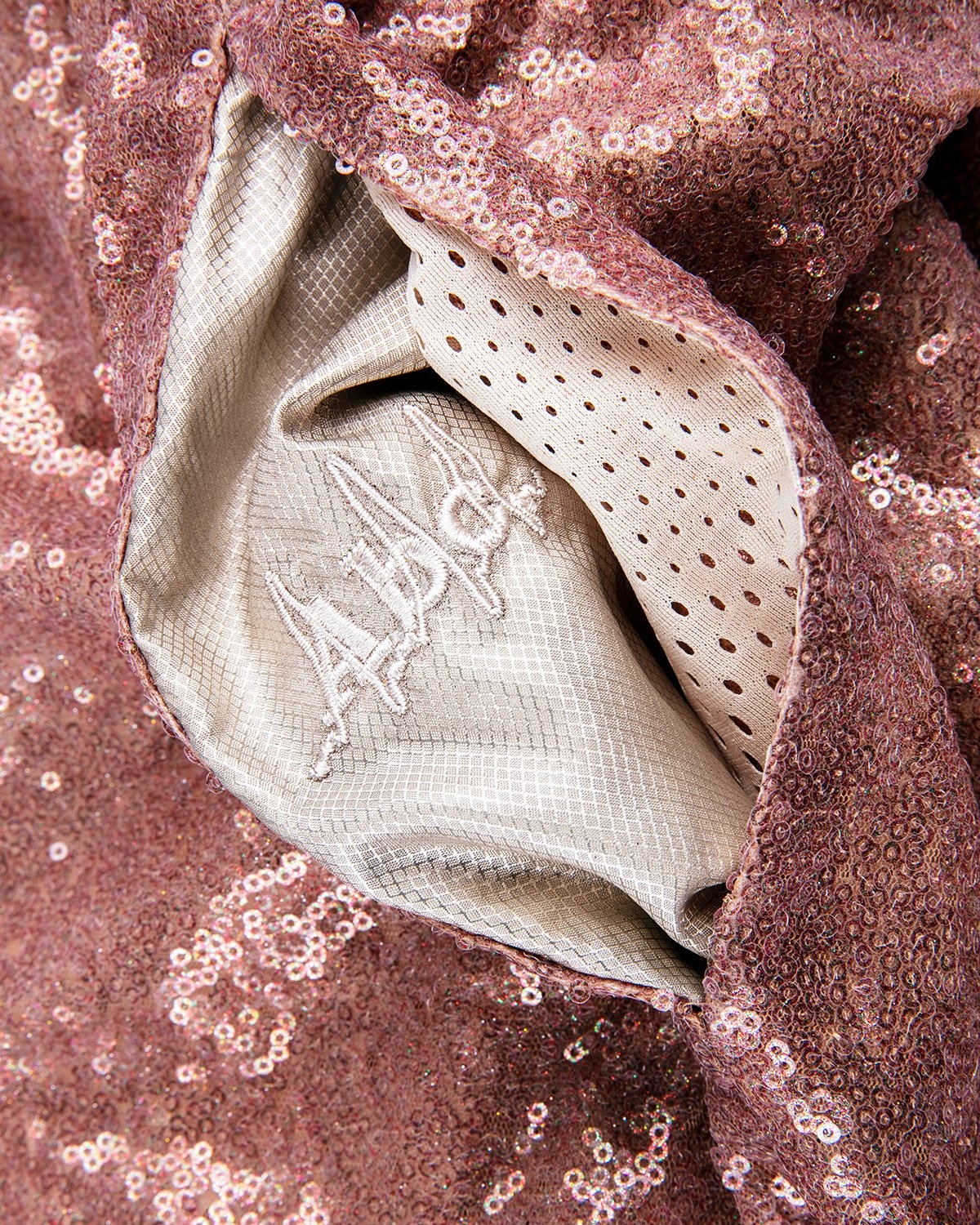 Advisory Board Crystals x Highsnobiety – Sequin Shorts Pink - Bermuda Cuts - Pink - Image 5