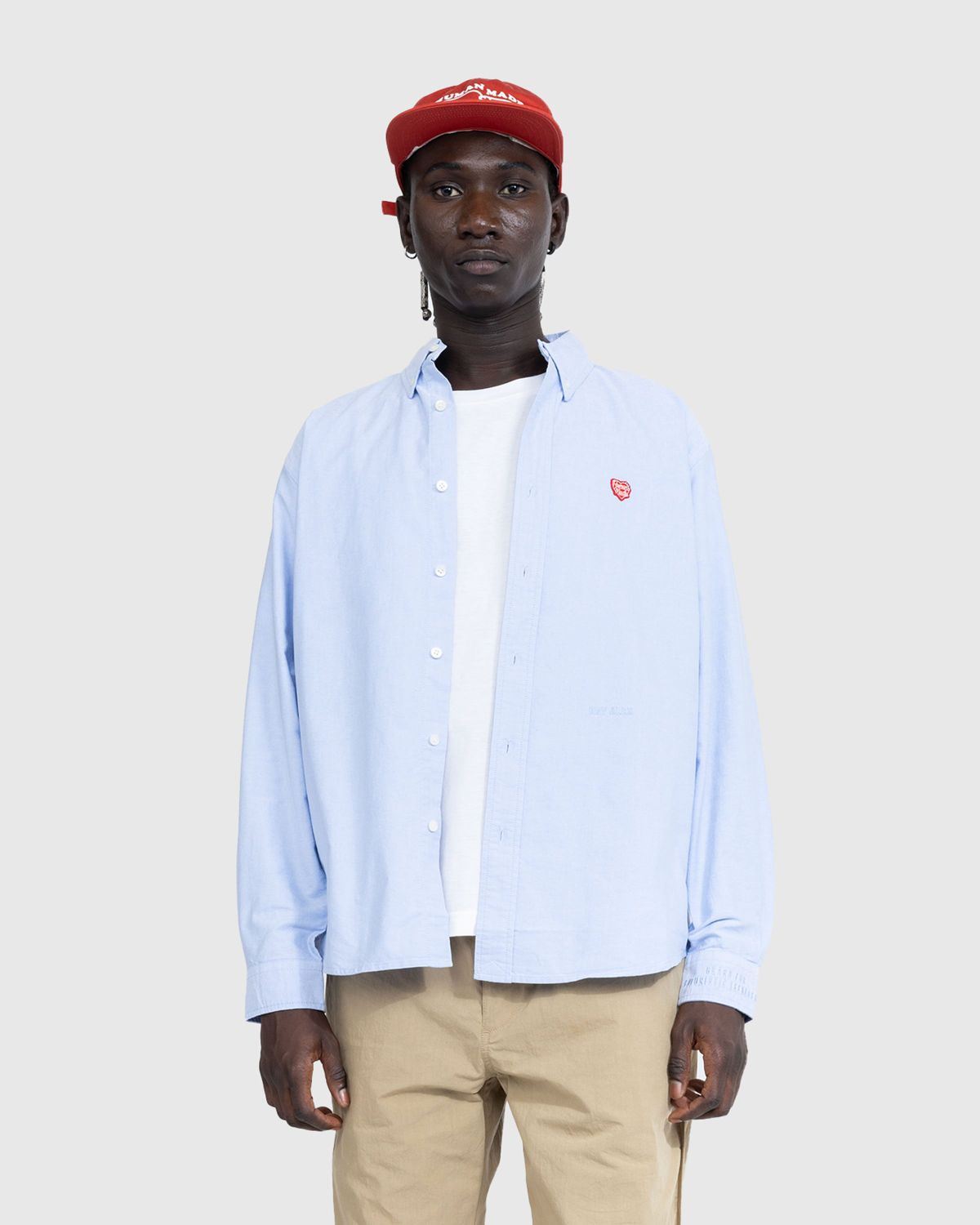 Human Made – Oxford B.D Long-Sleeve Shirt Blue