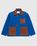 Leather Tab Jacket Tan/Blue