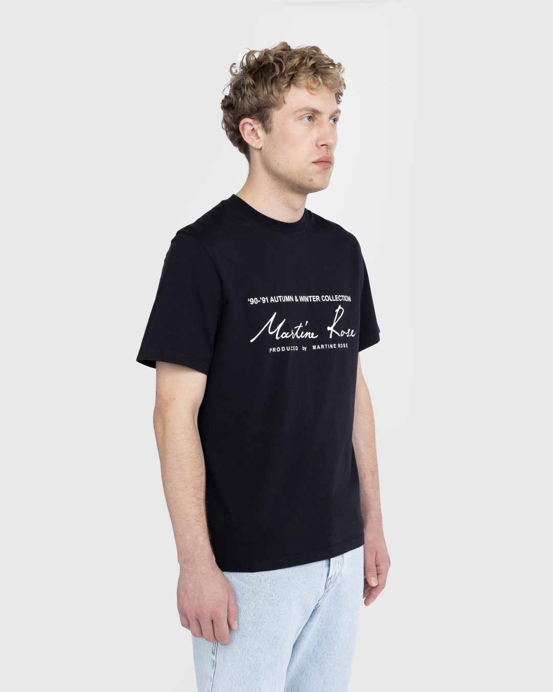Martine Rose – Classic S/S T-Shirt Black - Tops - Black - Image 4