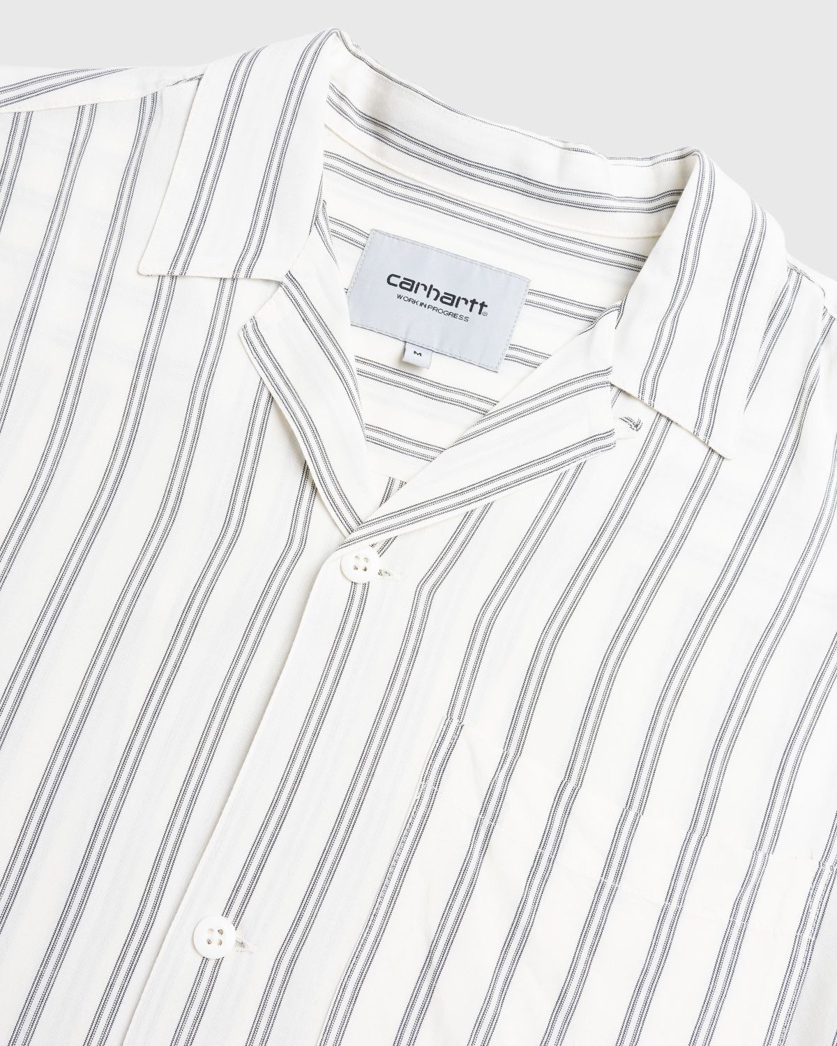 Carhartt WIP – Reyes Stripe Shirt Wax - Shirts - Beige - Image 6