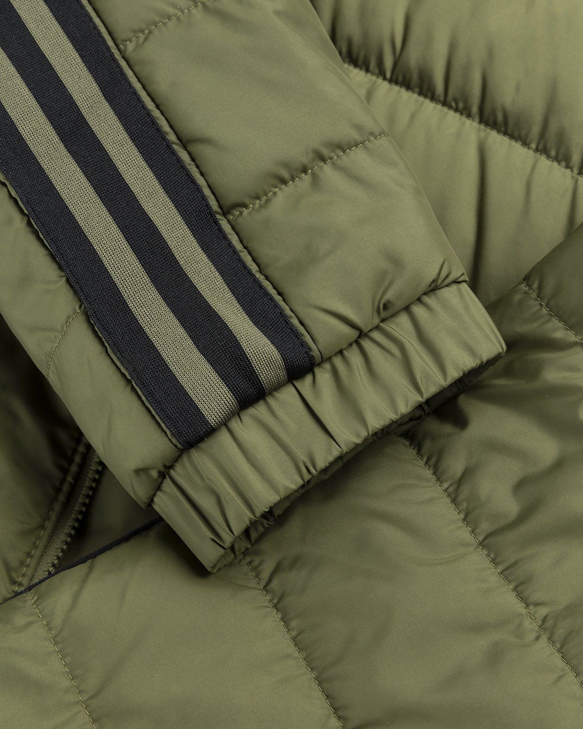 Adidas – Itavic 3-Stripes Midweight Hooded Jacket Olive - Down Jackets - Green - Image 5