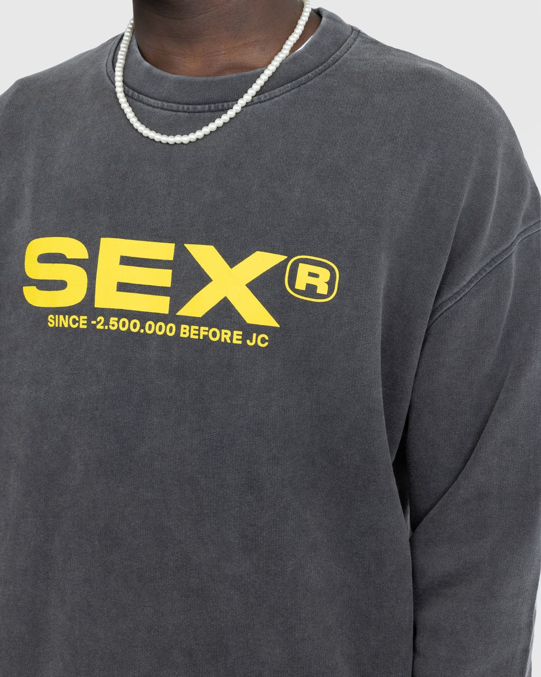 Carne Bollente – Oops, I Did It Again Sweatshirt Washed Black - Knitwear - Black - Image 4