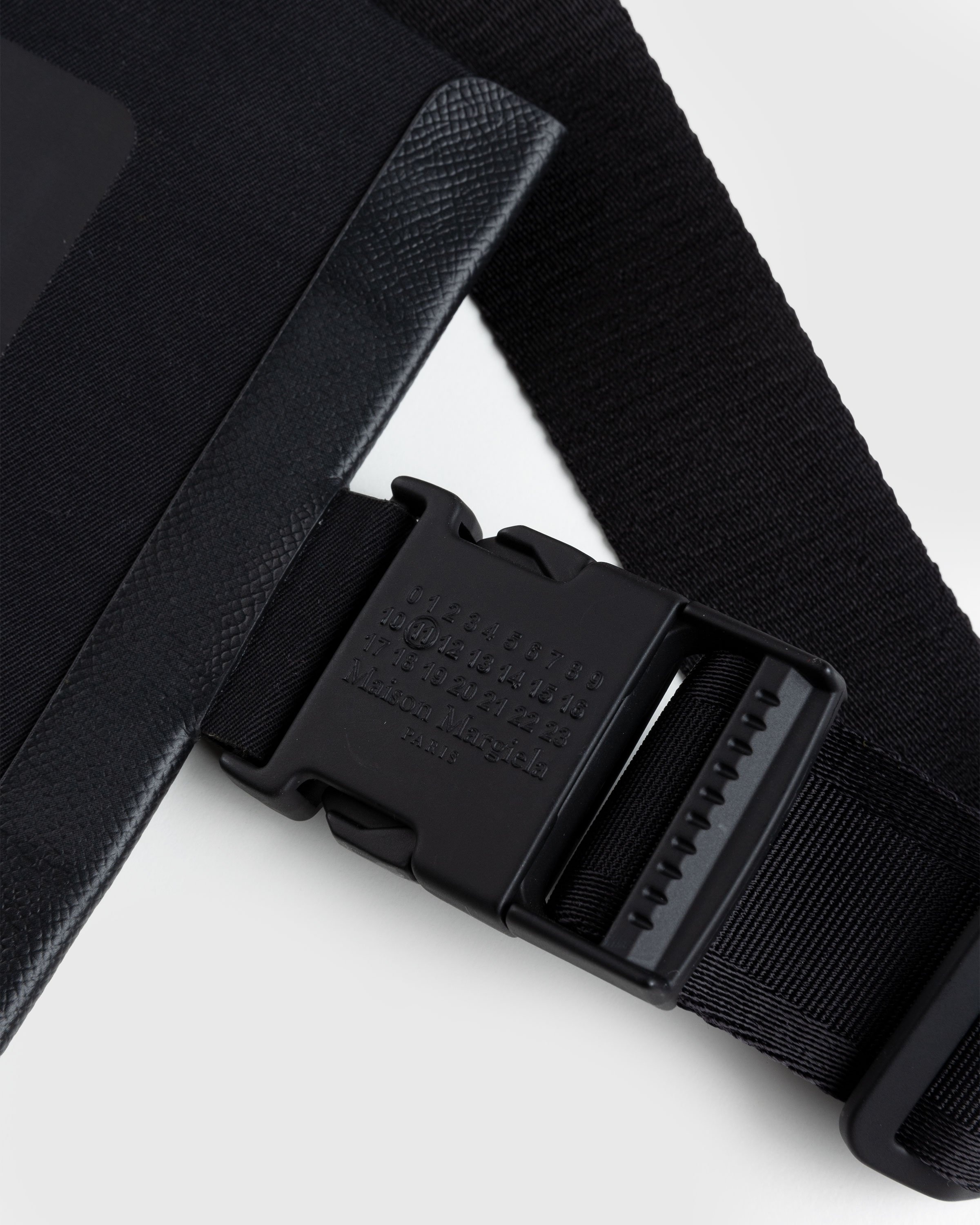 Maison Margiela – Mackintosh Crossbody Tech Bag Black - Bags - Black - Image 3