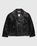 Acne Studios – Distressed Leather Jacket Black