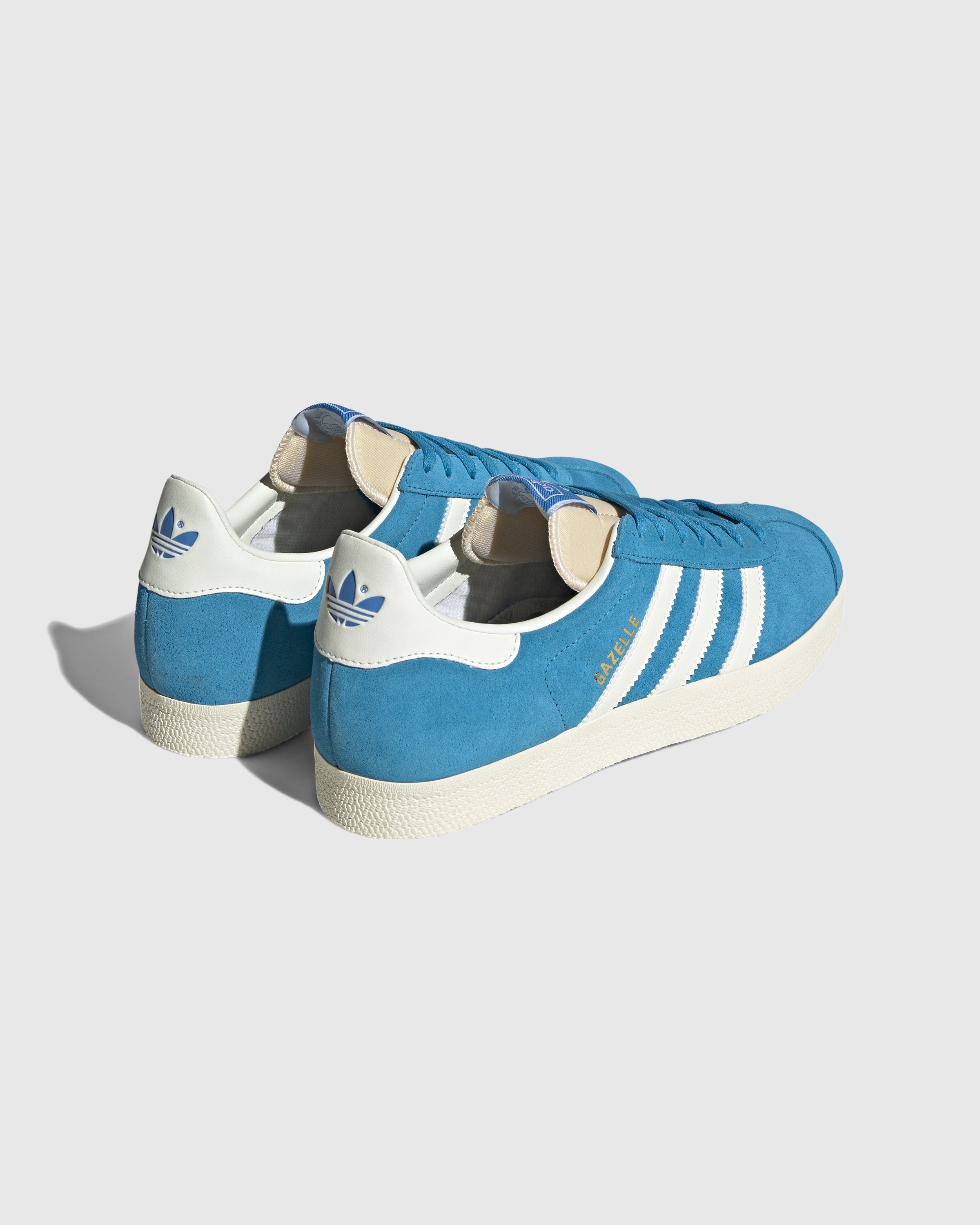 Blue discount suede gazelles