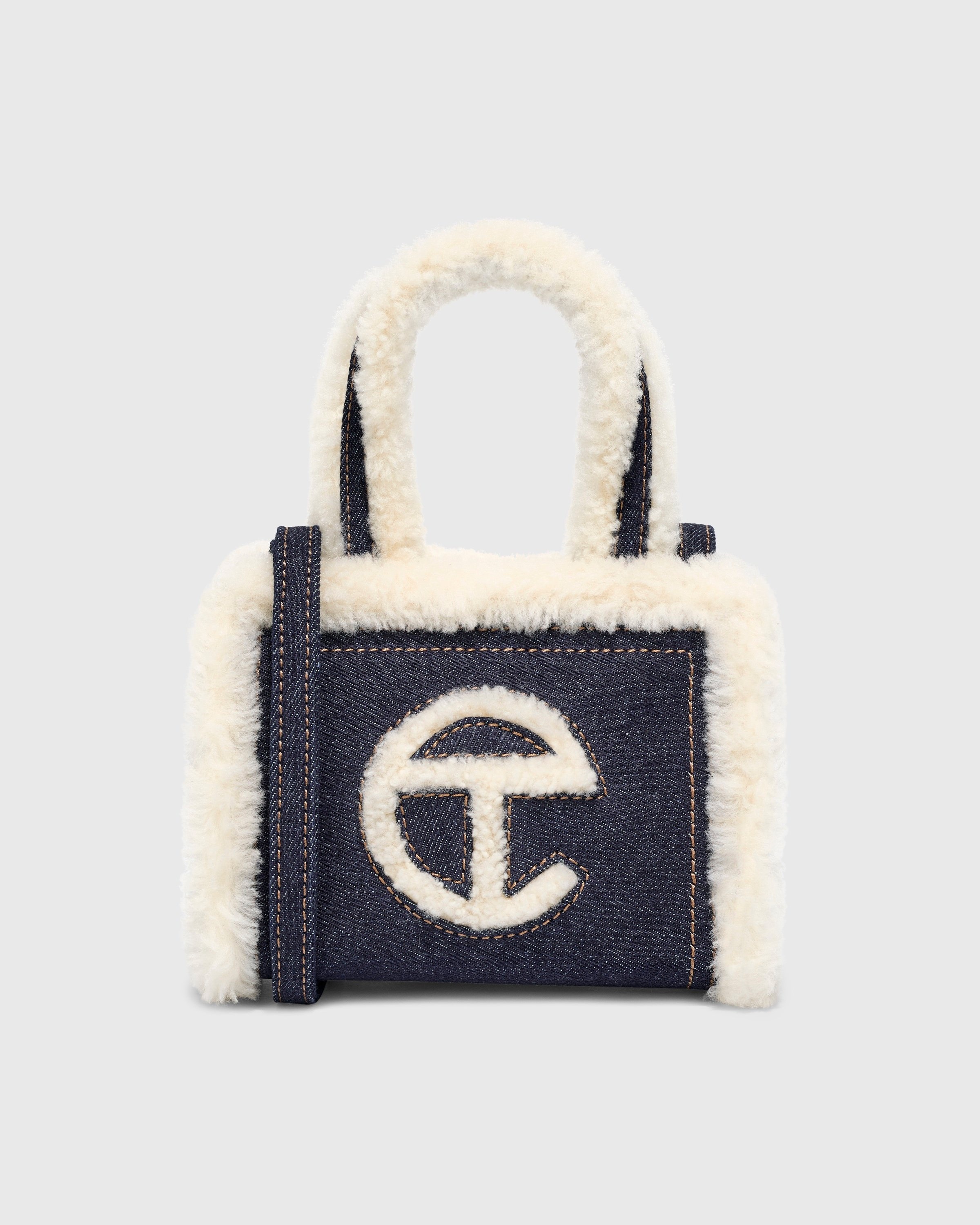 UGG x Telfar Shopping Bag Small Chestnut in Shearling