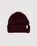 Highsnobiety – Staples Beanie Burgundy - Hats - Red - Image 1