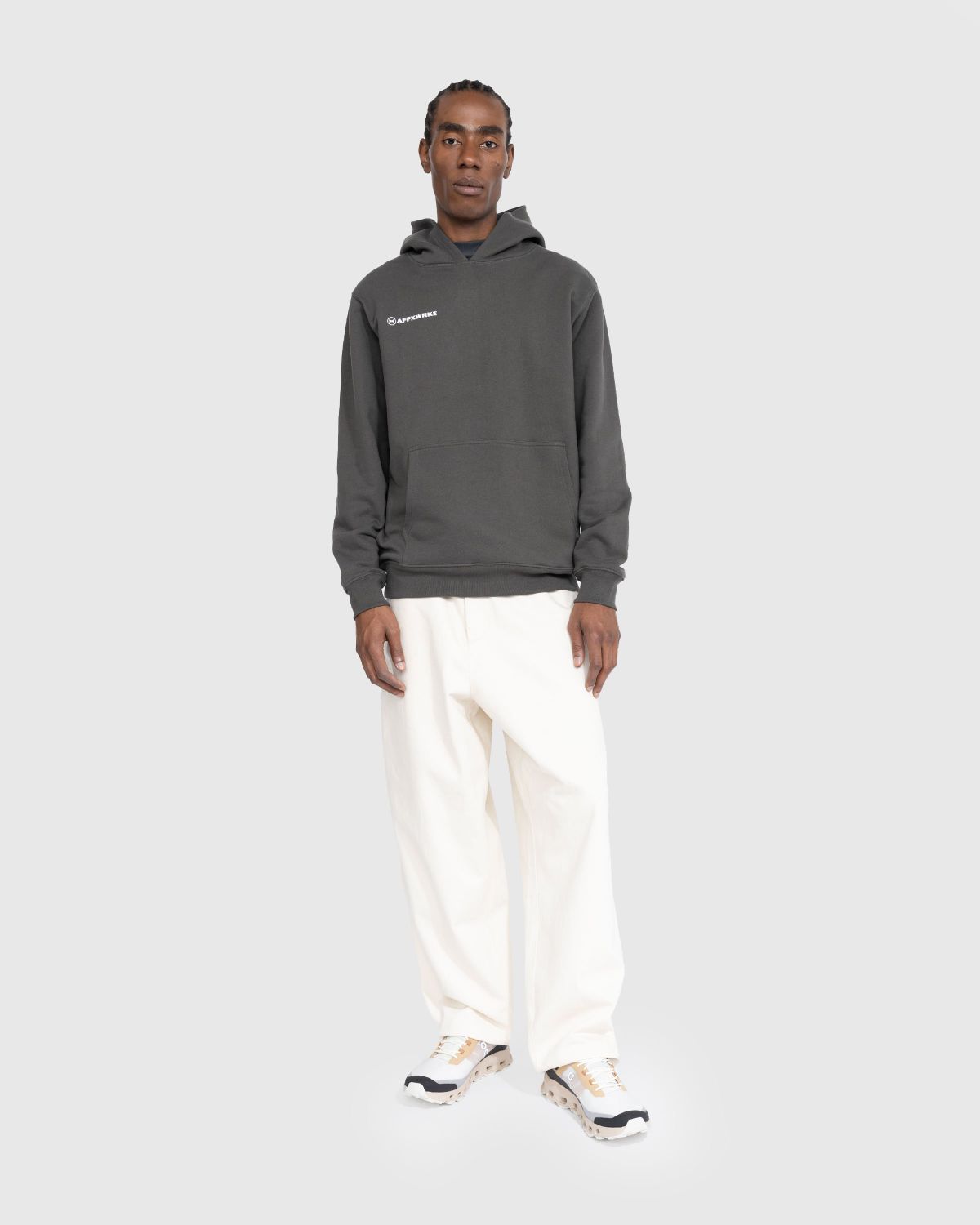 AFFXWRKS – AFFXWRKS Hoodie Washed Black - Sweats - Black - Image 4