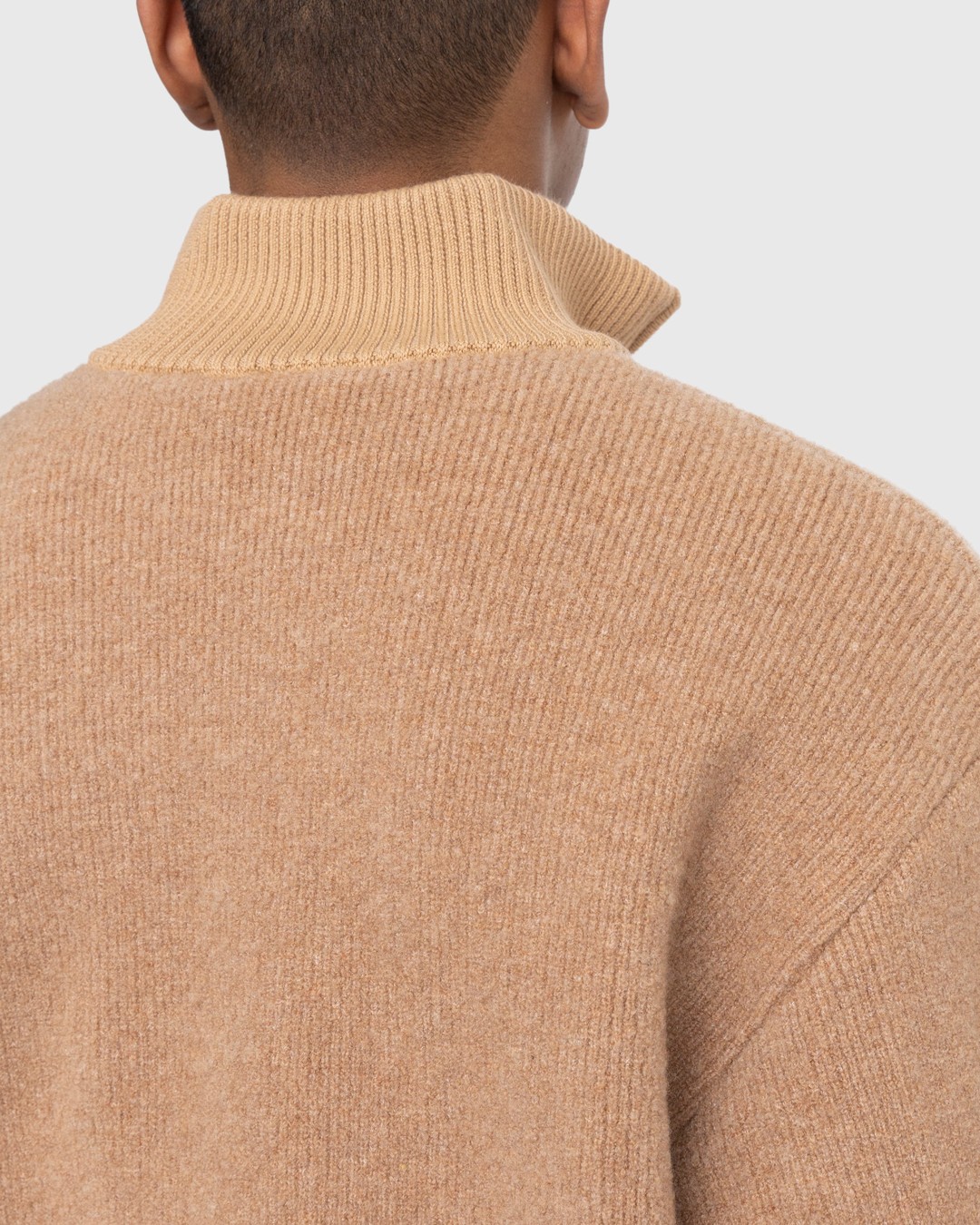 JACQUEMUS – La Maille Berger Beige - Knitwear - Beige - Image 4
