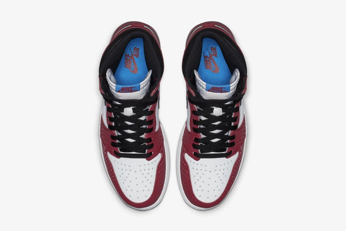 air jordan 1 origin story release date price info Spider-Man: Into the Spider-Verse