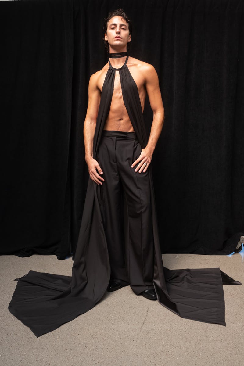 MR. SATURDAY SPRING/SUMMER 2022 PRESENTATION: “AS SHE’S FIXING HER HAIR” NEW YORK FASHION WEEK BACKSTAGE
