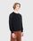 Lemaire – Boxy Cotton Linen Sweater Black - Sweats - Black - Image 4