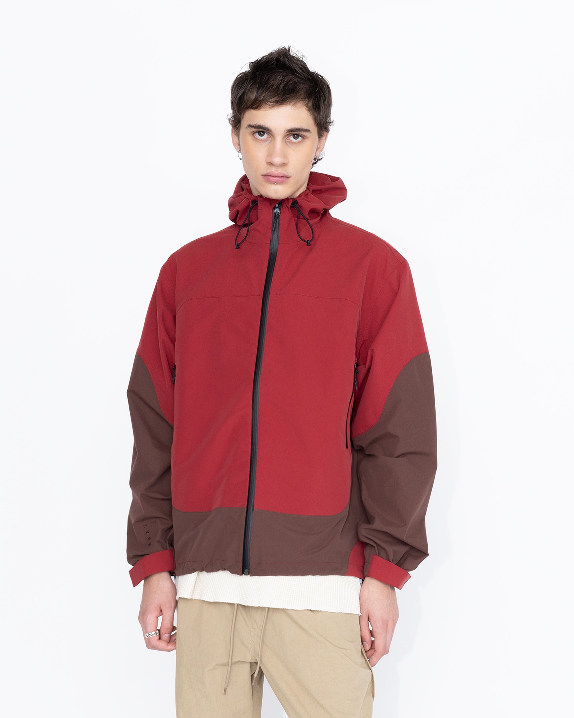 Highsnobiety HS05 – 3 Layer Taped Nylon Jacket Ruby - Outerwear - Red - Image 3