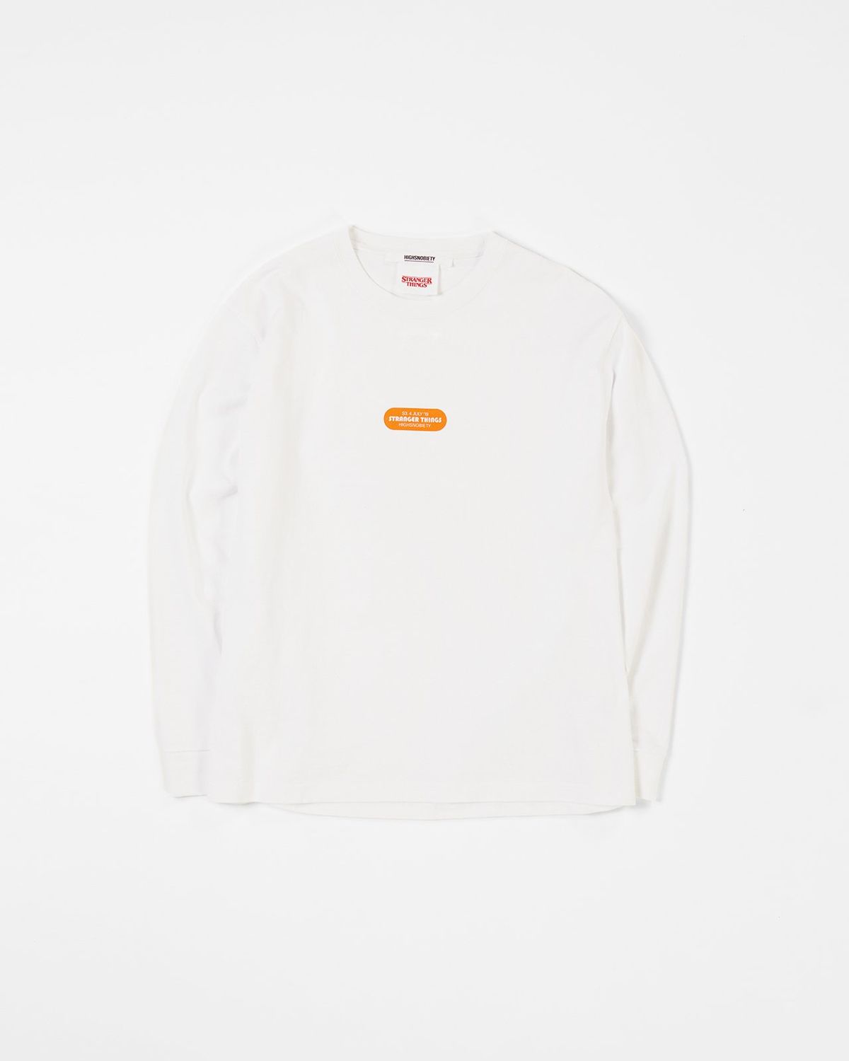 Highsnobiety – Stranger Things Episodes Long Sleeve White - Longsleeves - White - Image 1