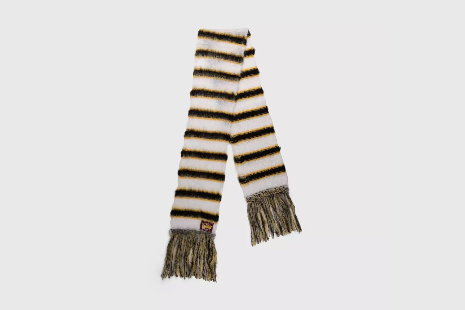 Striped Mohair Scarf