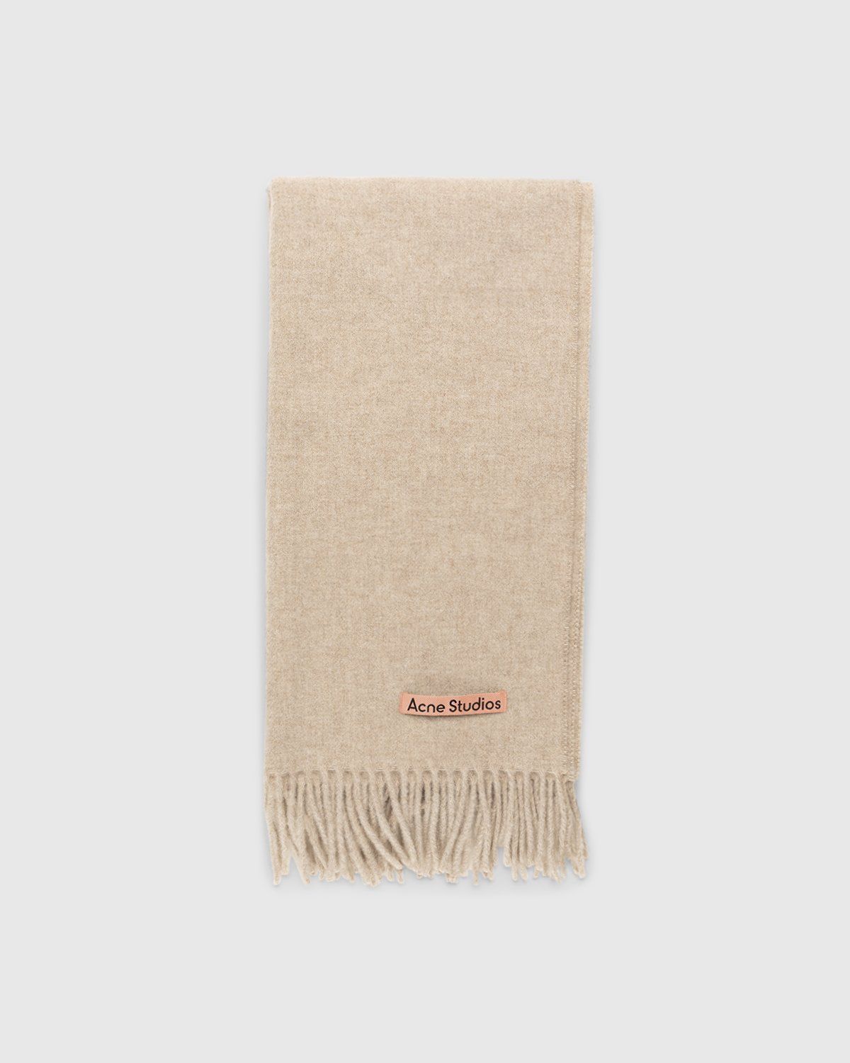 Acne Studios – Canada Narrow Scarf Oatmeal Melange - Scarves - Beige - Image 2