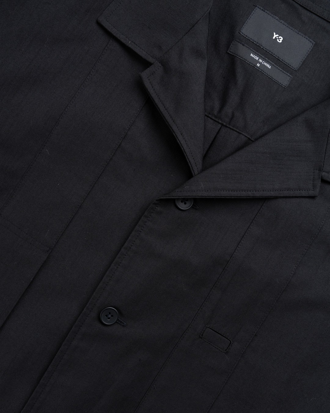 Y-3 – Longsleeve Workwear Shirt Black